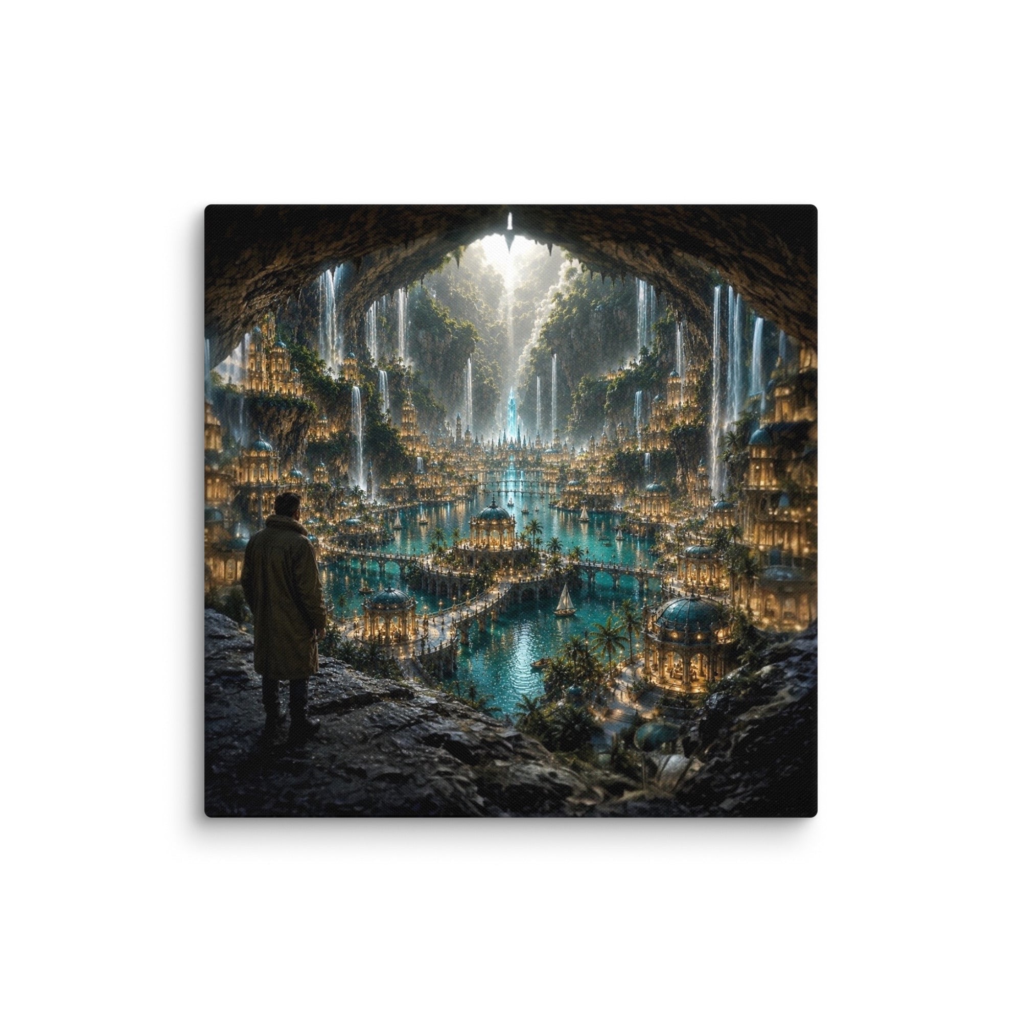 Beneath Antarctica Canvas Print - AETHERION GALLERY