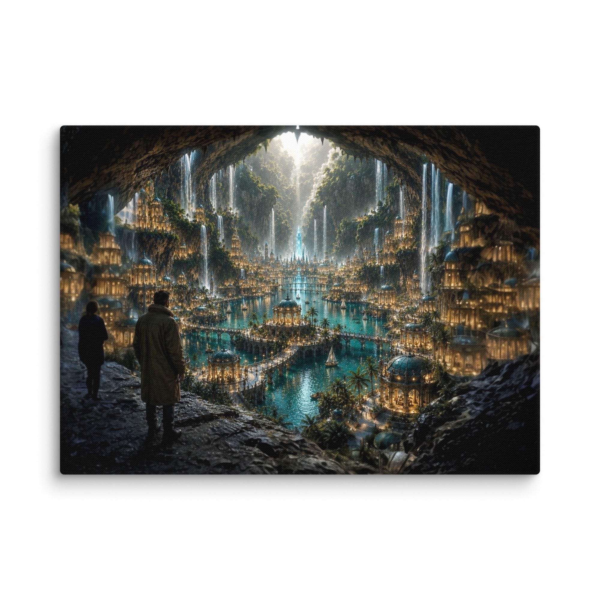 Beneath Antarctica Canvas Print - AETHERION GALLERY