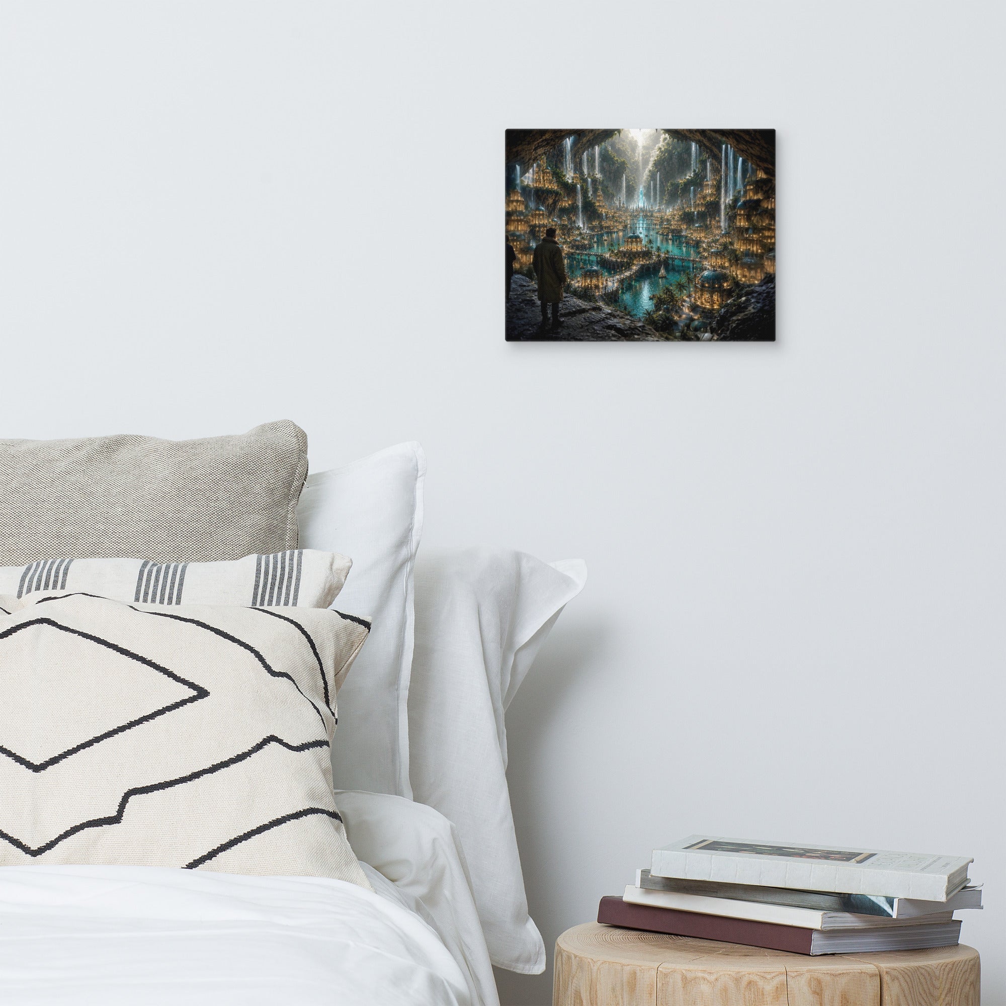 Beneath Antarctica Canvas Print - AETHERION GALLERY