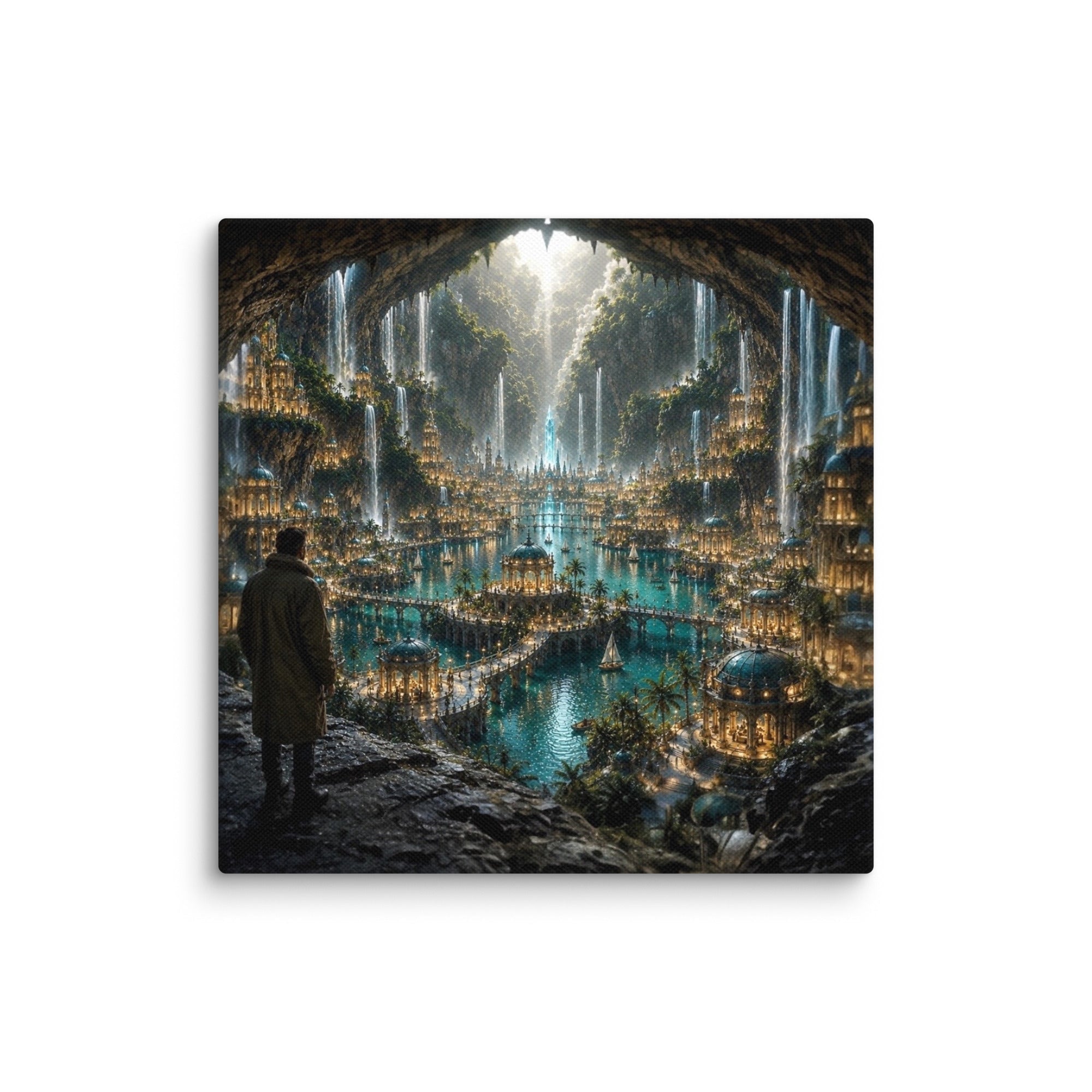 Beneath Antarctica Canvas Print - AETHERION GALLERY