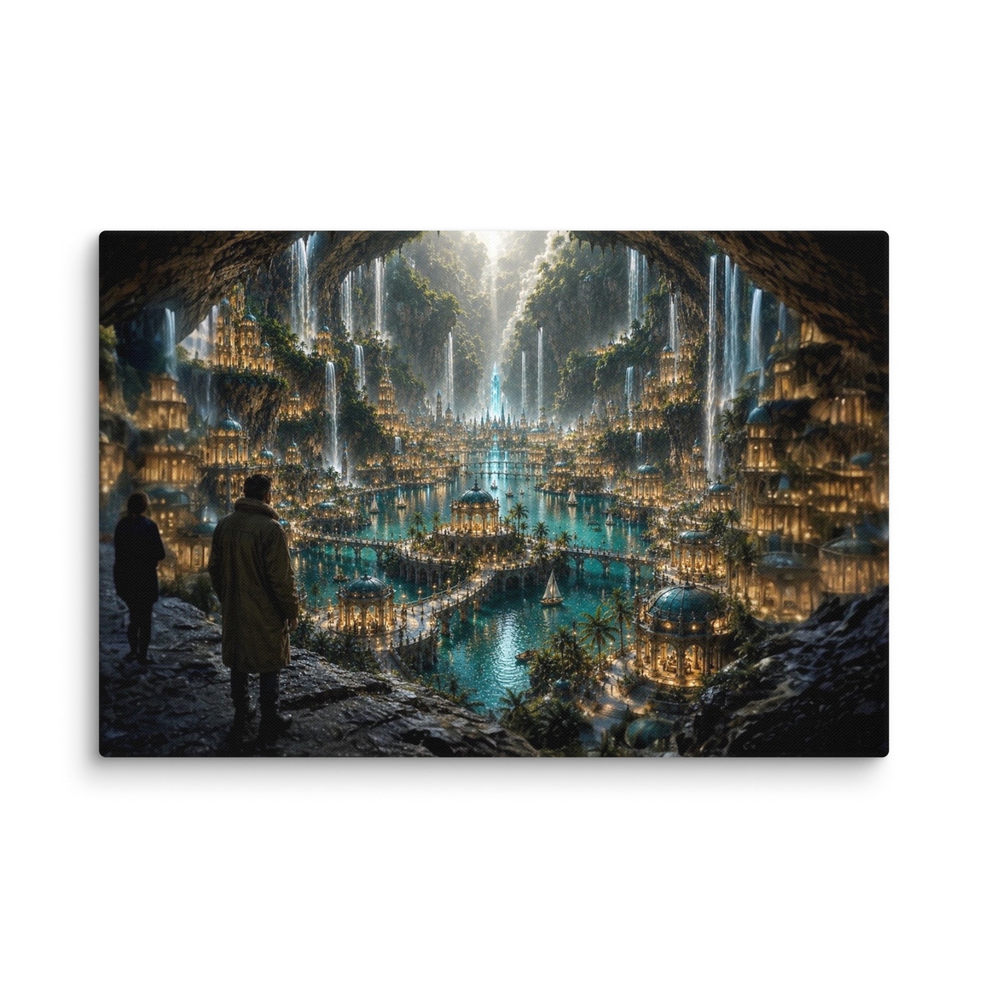 Beneath Antarctica Canvas Print - AETHERION GALLERY