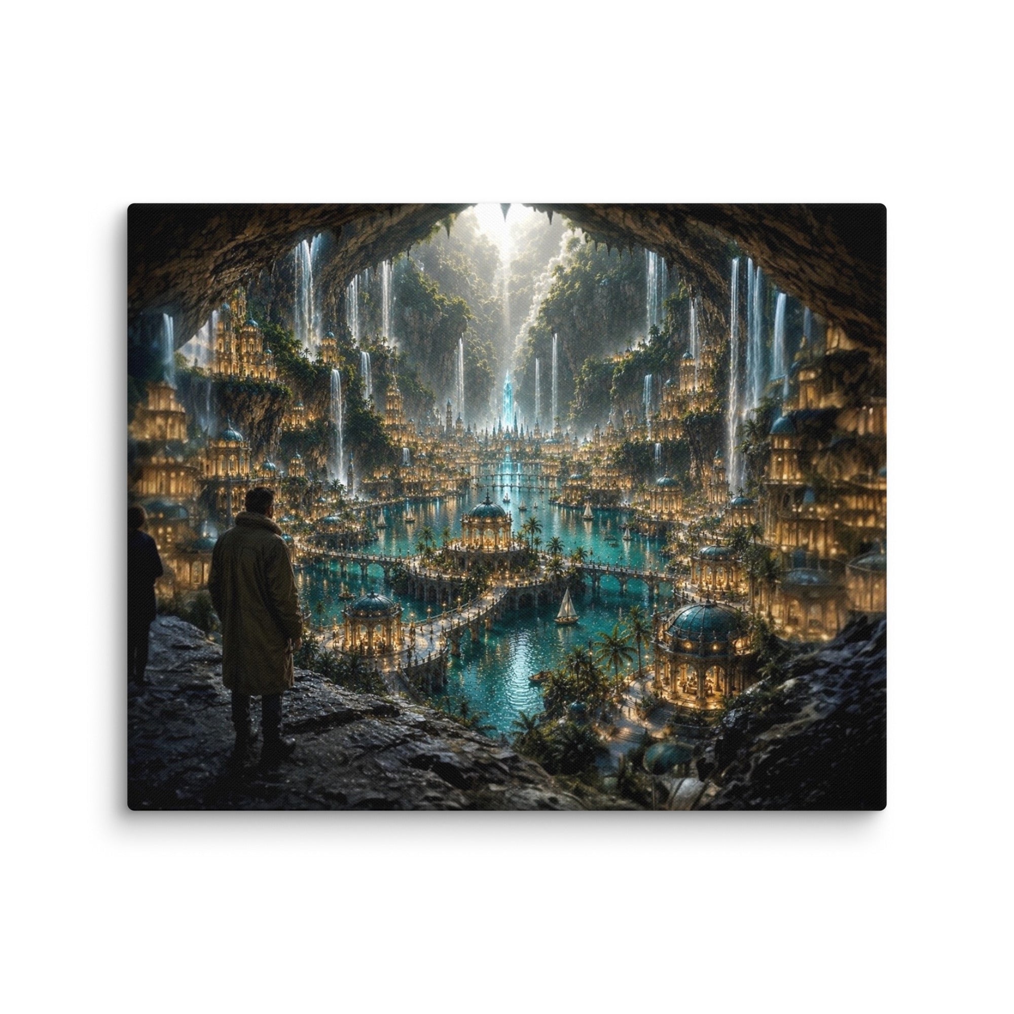 Beneath Antarctica Canvas Print - AETHERION GALLERY