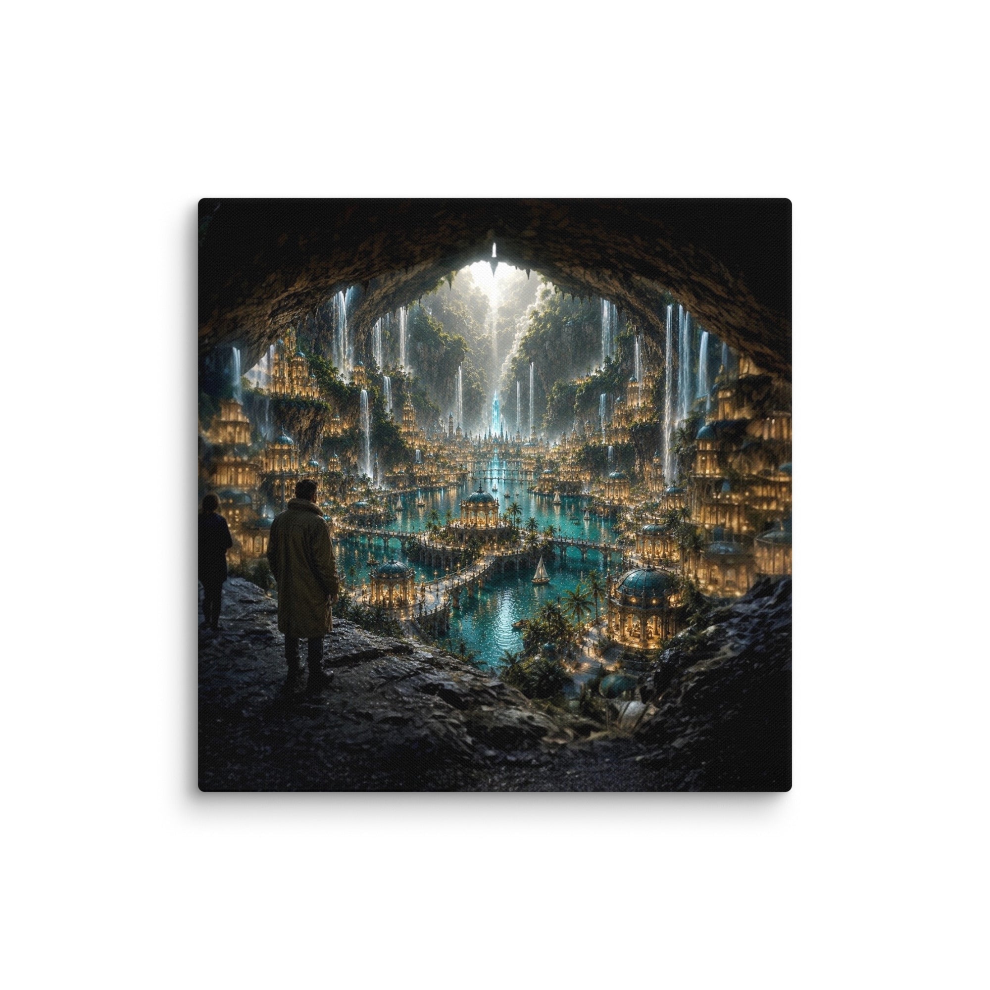 Beneath Antarctica Canvas Print - AETHERION GALLERY