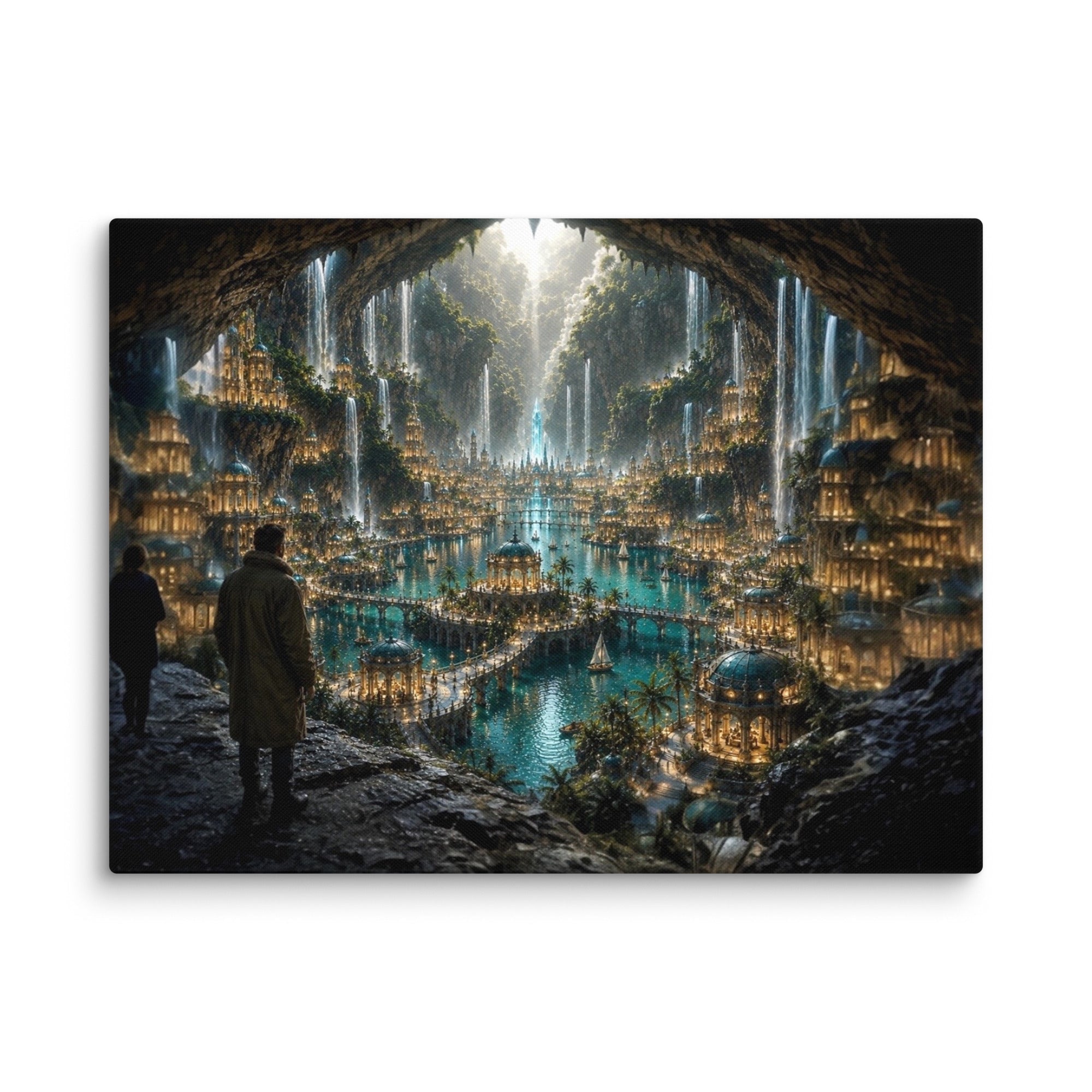 Beneath Antarctica Canvas Print - AETHERION GALLERY