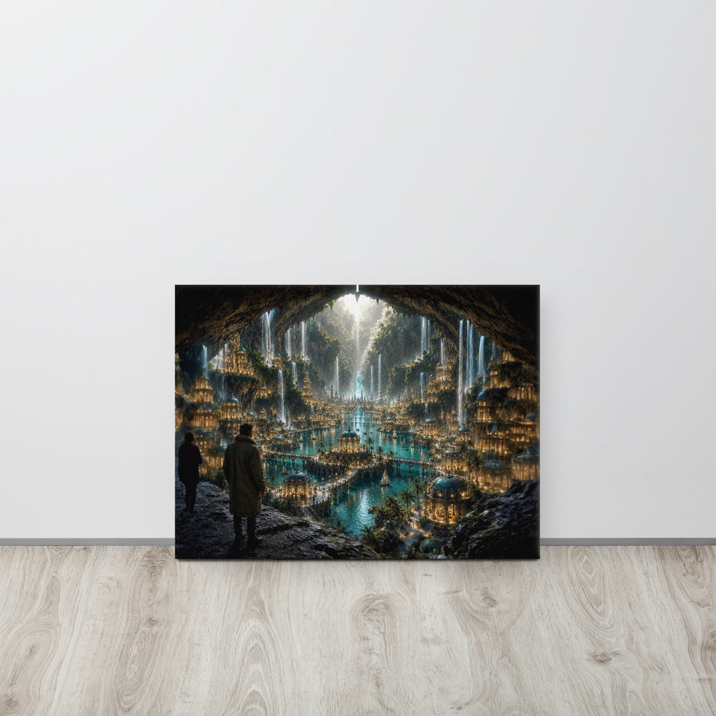 Beneath Antarctica Canvas Print - AETHERION GALLERY