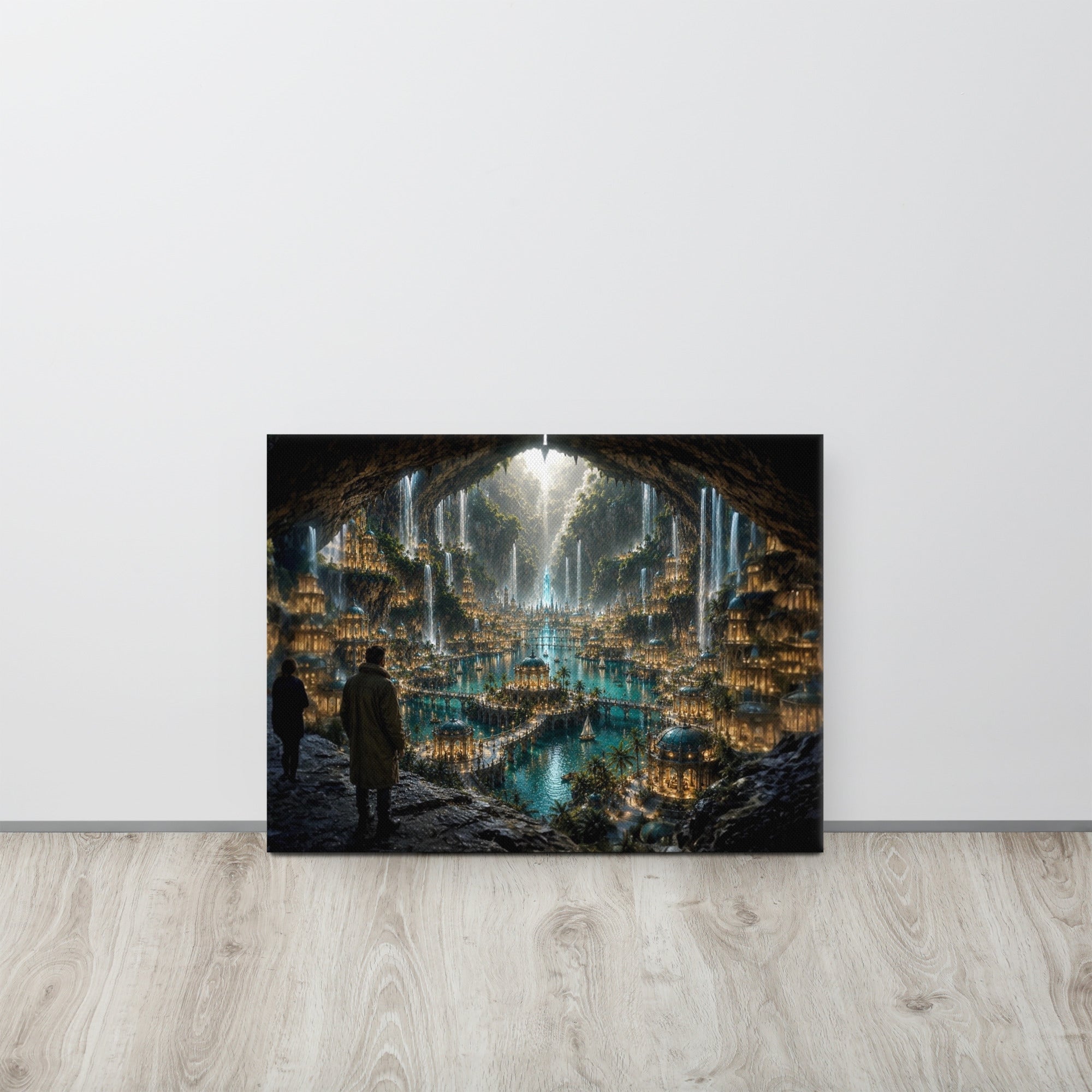 Beneath Antarctica Canvas Print - AETHERION GALLERY