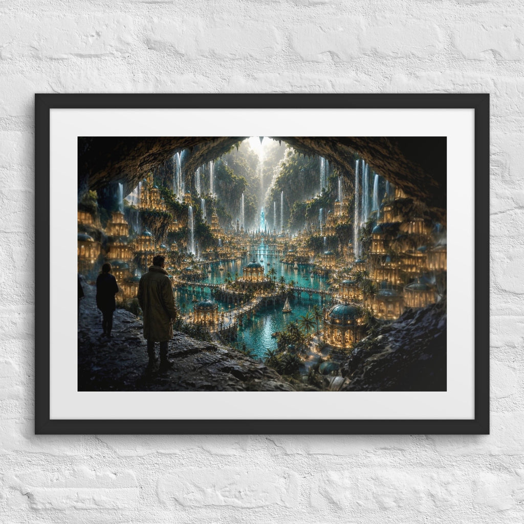 Beneath Antarctica Framed Photo - AETHERION GALLERY
