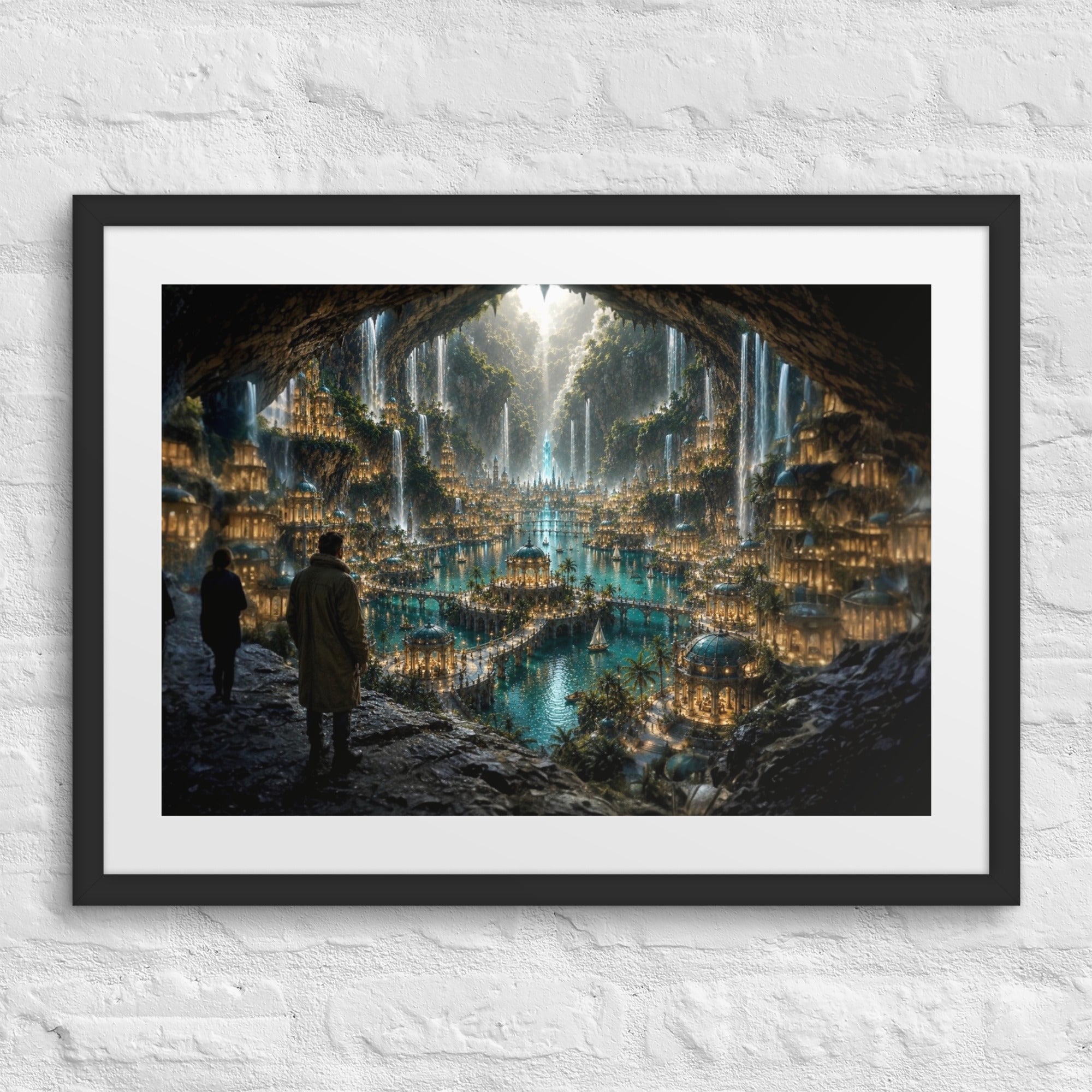 Beneath Antarctica Framed Photo - AETHERION GALLERY