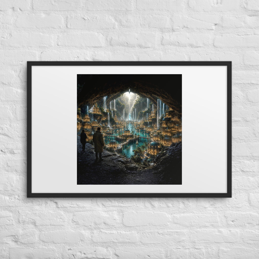 Beneath Antarctica Framed Photo - AETHERION GALLERY