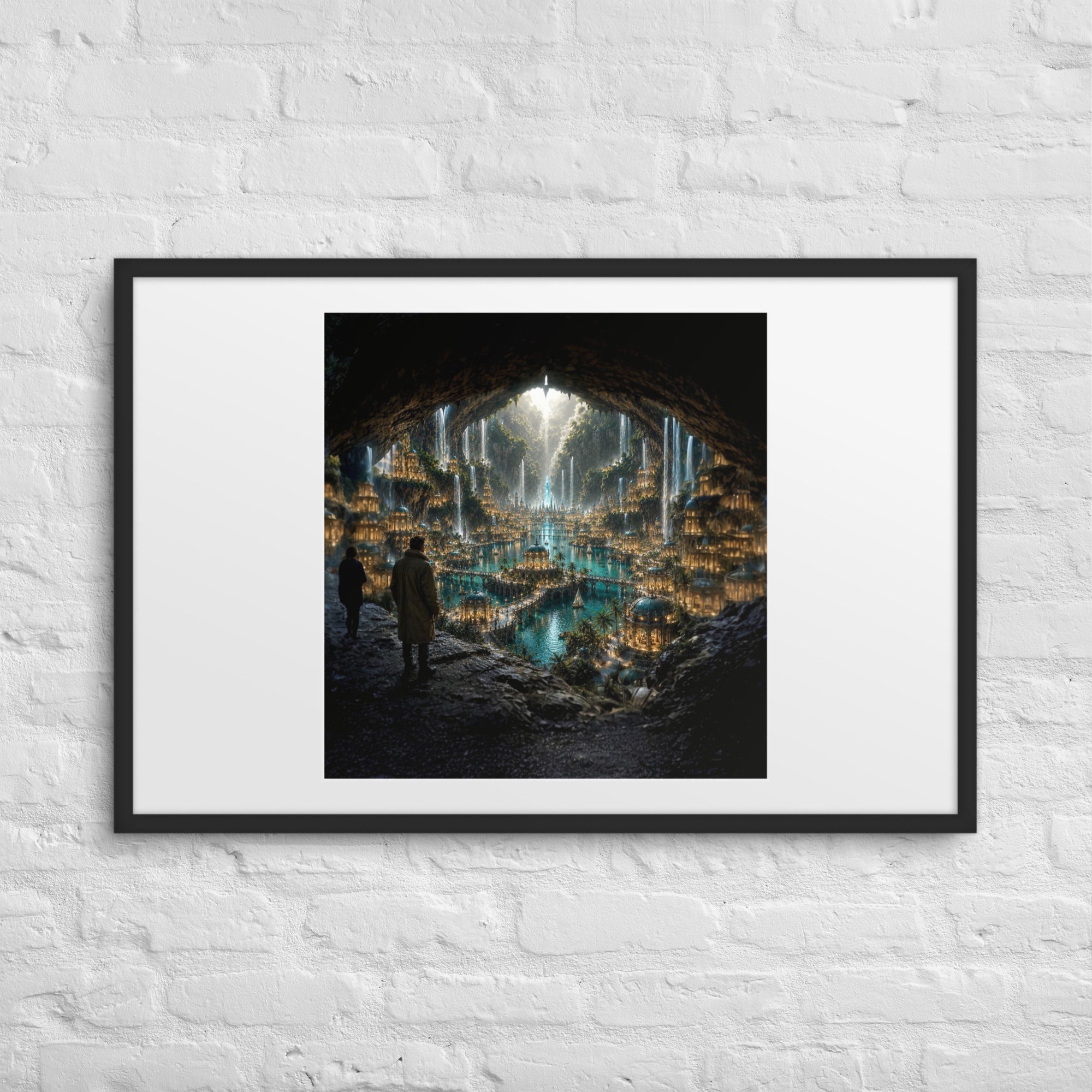 Beneath Antarctica Framed Photo - AETHERION GALLERY