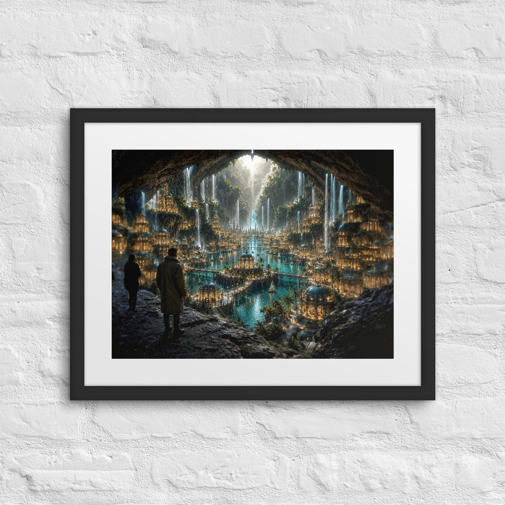 Beneath Antarctica Framed Photo - AETHERION GALLERY