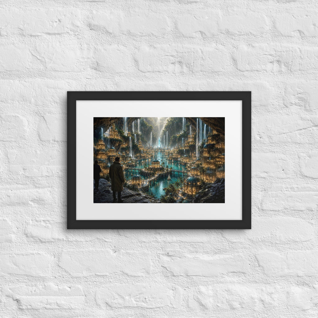 Beneath Antarctica Framed Photo - AETHERION GALLERY
