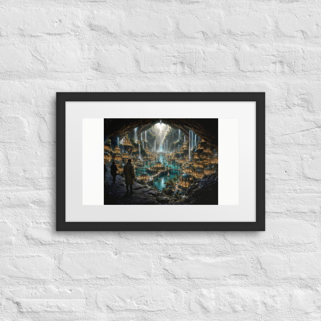 Beneath Antarctica Framed Photo - AETHERION GALLERY
