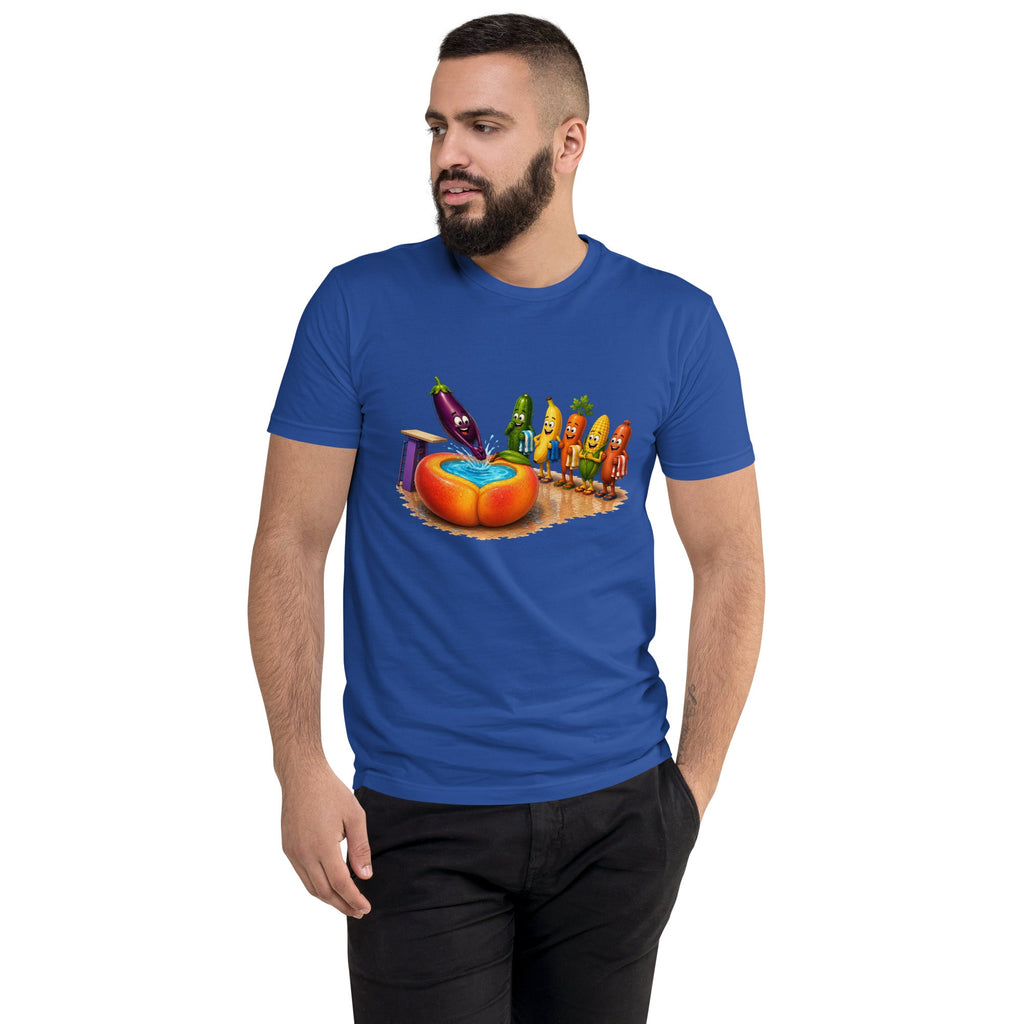 Dive Right In - Men's Premium Fitted T-Shirt - AETHERION GALLERY