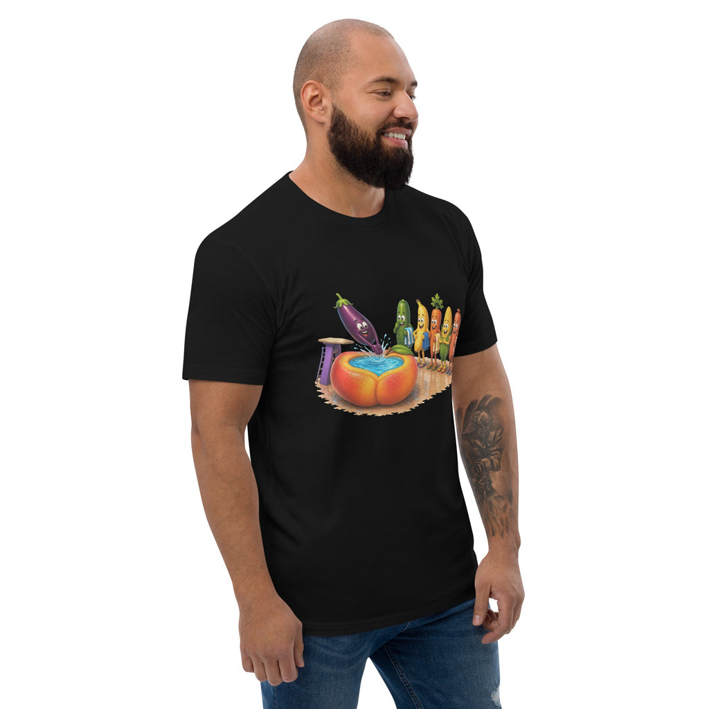 Dive Right In - Men's Premium Fitted T-Shirt - AETHERION GALLERY