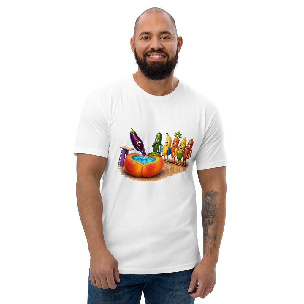 Dive Right In - Men's Premium Fitted T-Shirt - AETHERION GALLERY