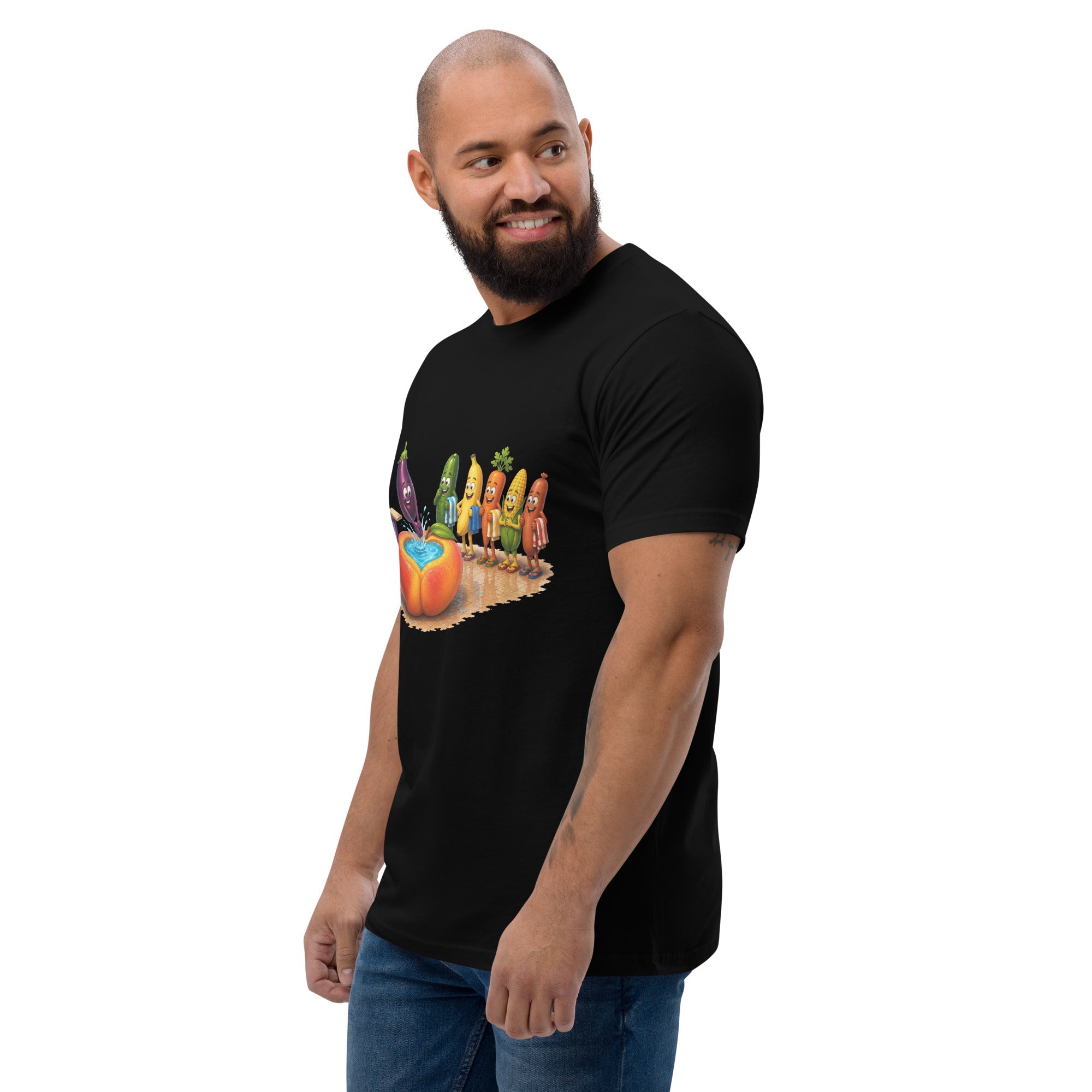 Dive Right In - Men's Premium Fitted T-Shirt - AETHERION GALLERY