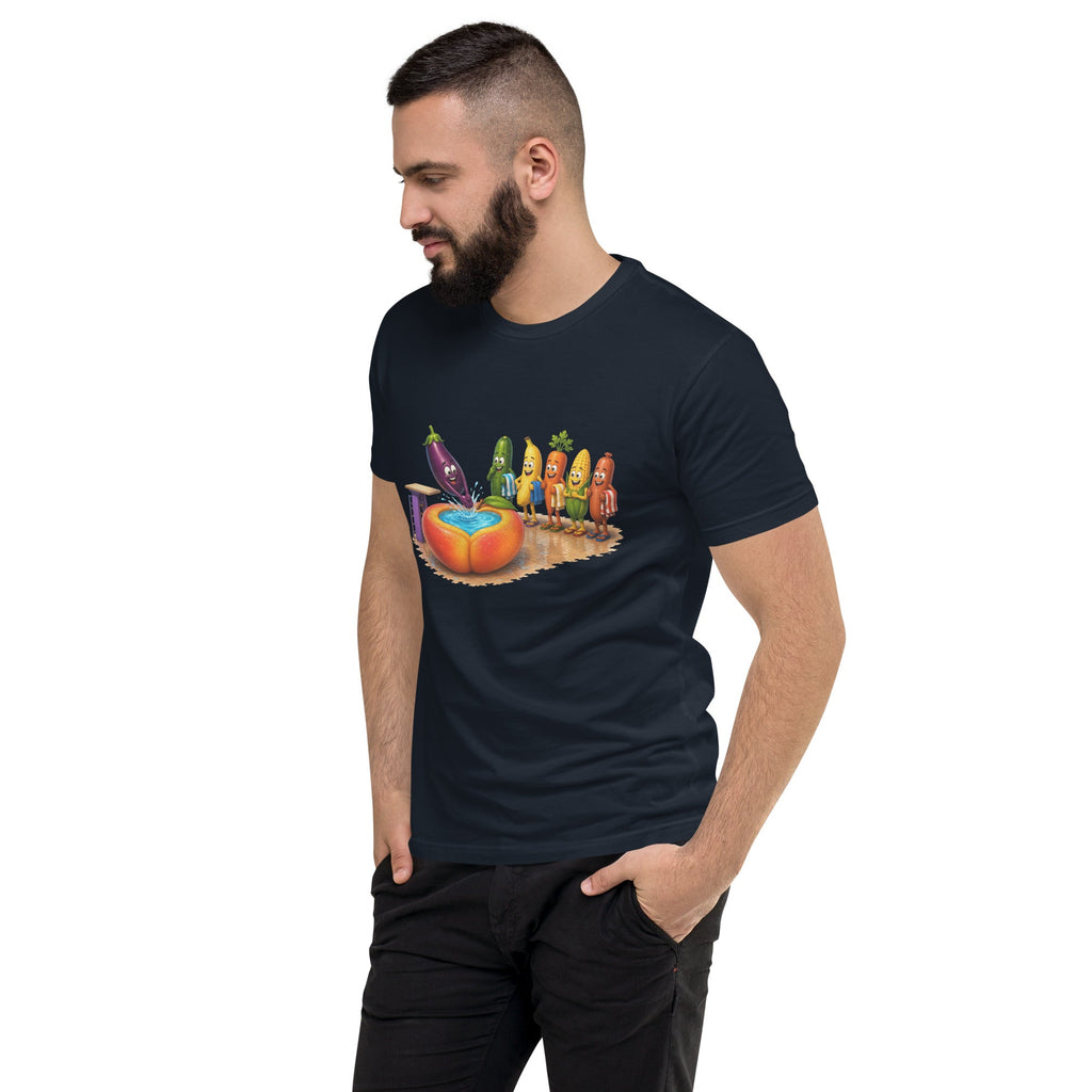 Dive Right In - Men's Premium Fitted T-Shirt - AETHERION GALLERY