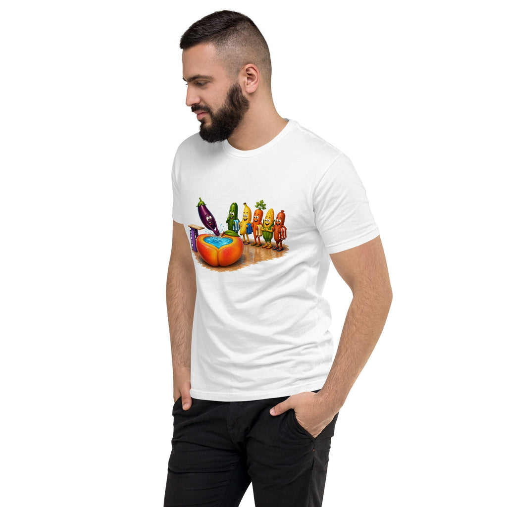 Dive Right In - Men's Premium Fitted T-Shirt - AETHERION GALLERY