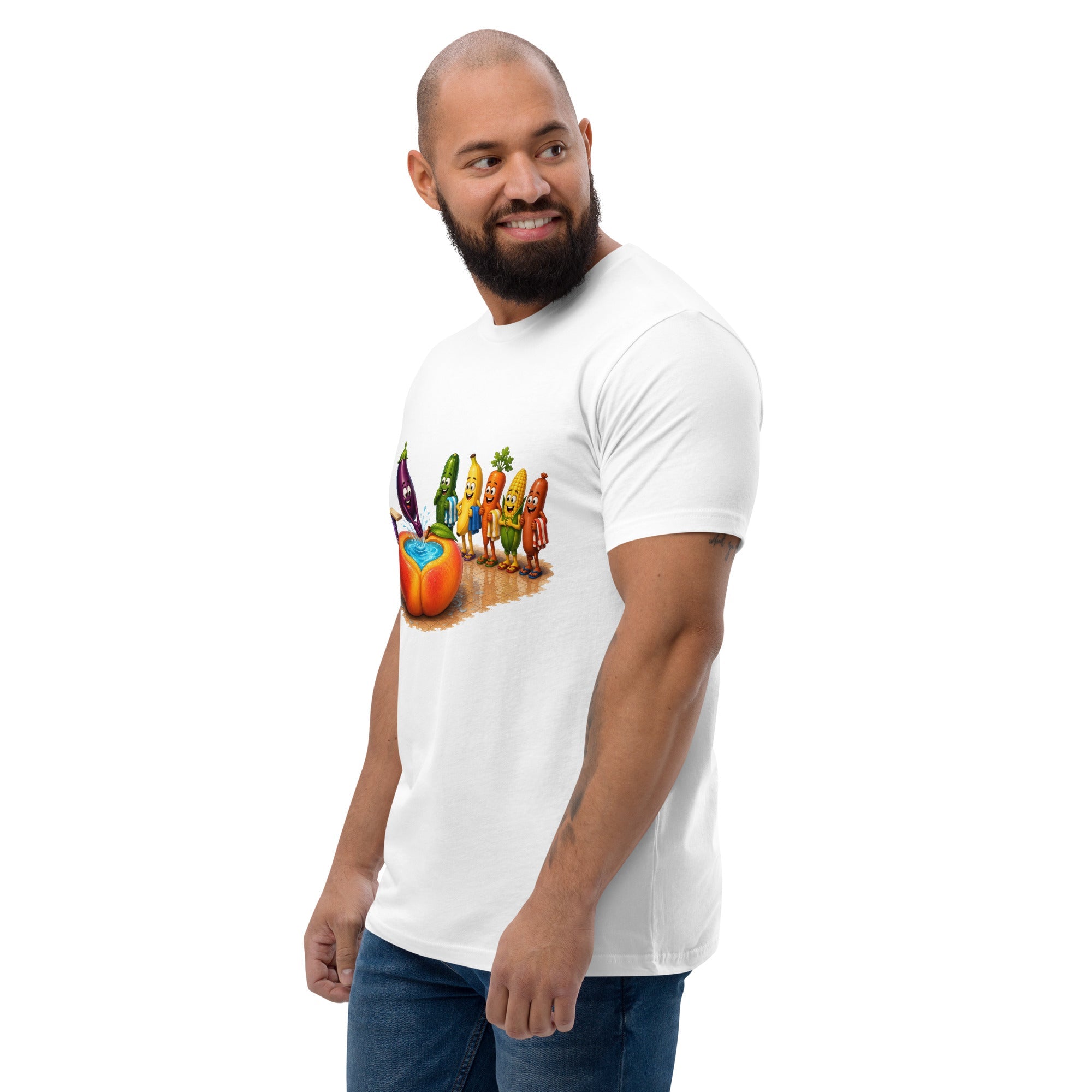 Dive Right In - Men's Premium Fitted T-Shirt - AETHERION GALLERY