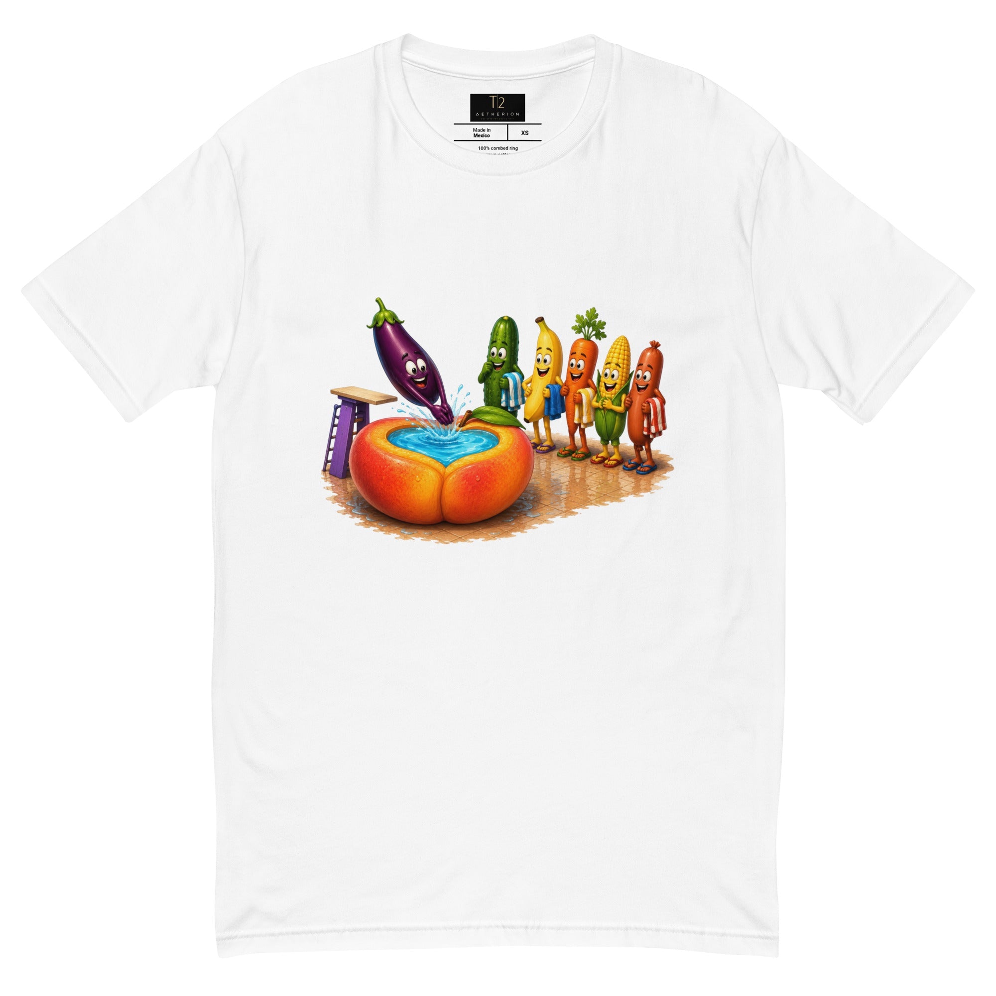 Dive Right In - Men's Premium Fitted T-Shirt - AETHERION GALLERY