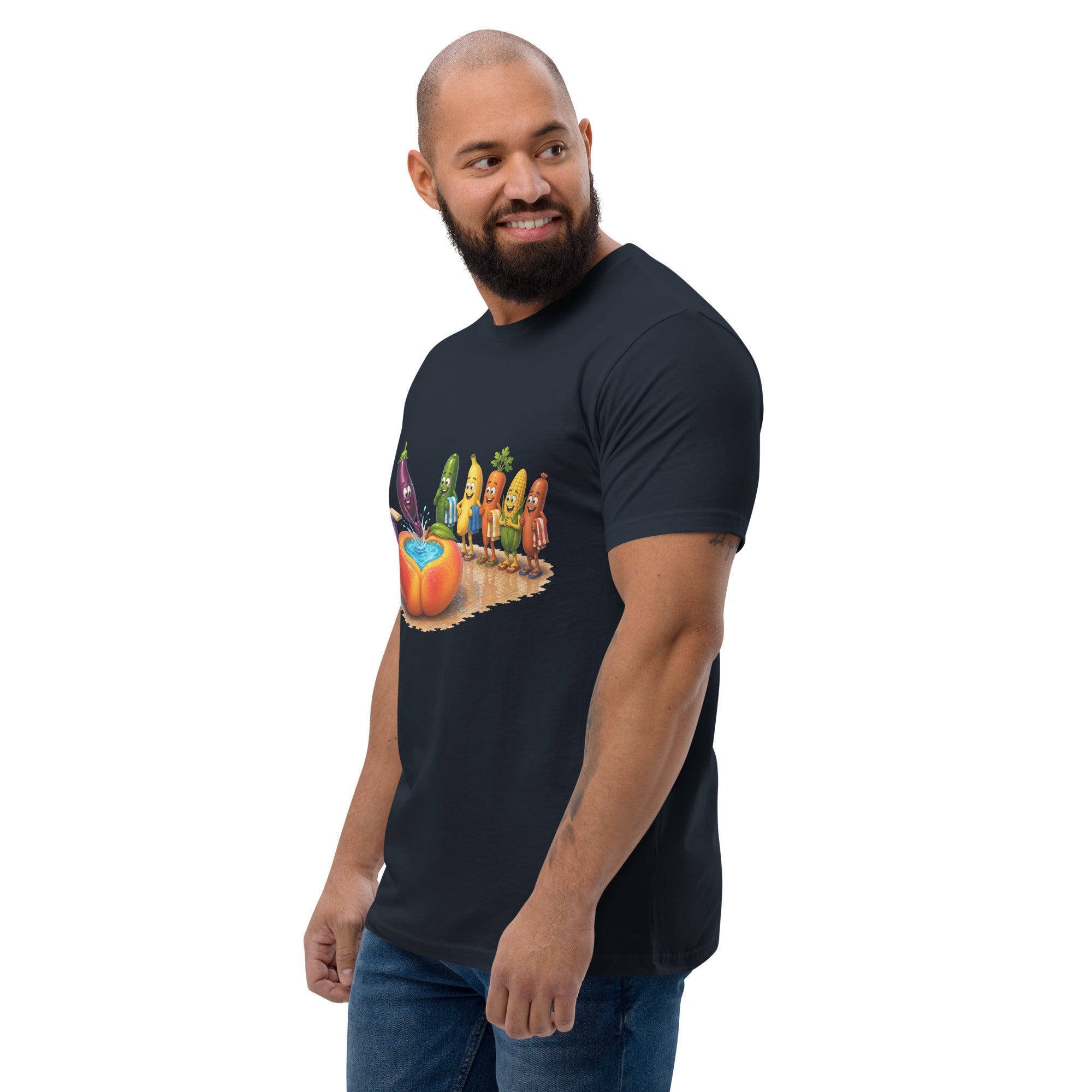 Dive Right In - Men's Premium Fitted T-Shirt - AETHERION GALLERY