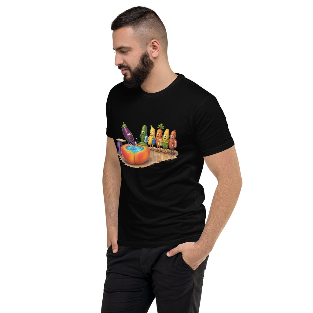 Dive Right In - Men's Premium Fitted T-Shirt - AETHERION GALLERY