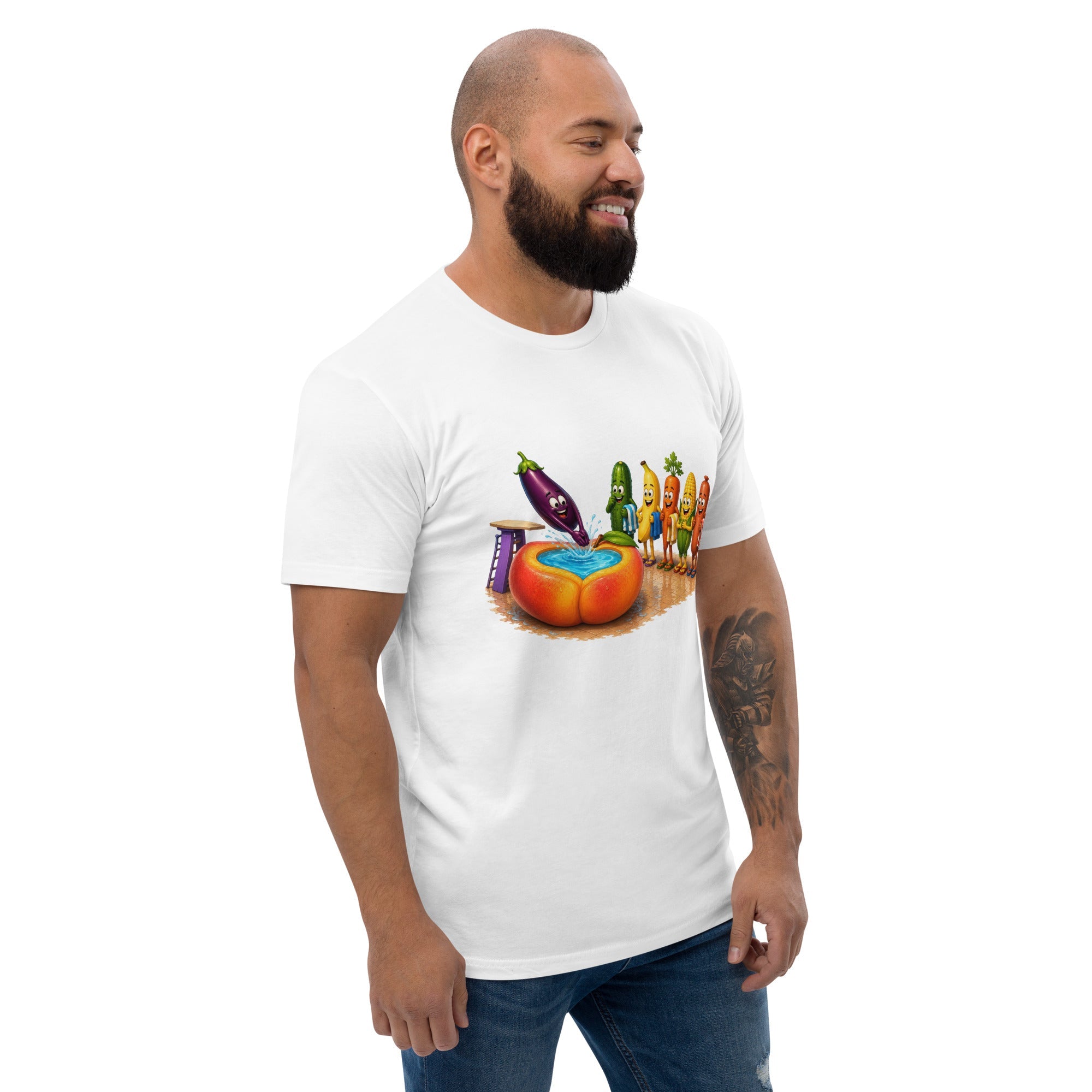 Dive Right In - Men's Premium Fitted T-Shirt - AETHERION GALLERY