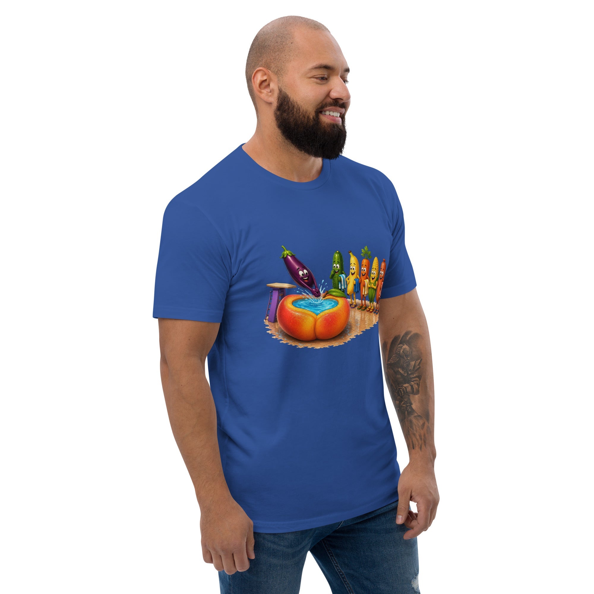 Dive Right In - Men's Premium Fitted T-Shirt - AETHERION GALLERY