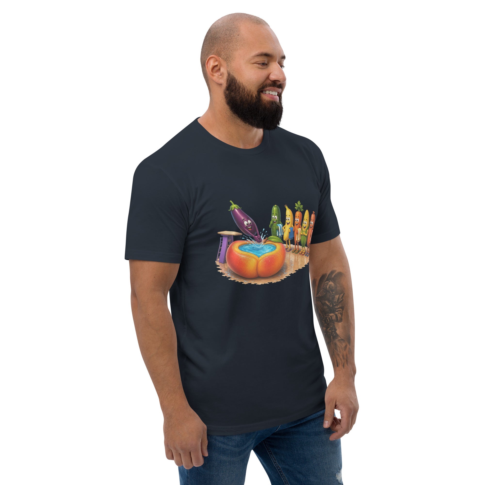Dive Right In - Men's Premium Fitted T-Shirt - AETHERION GALLERY