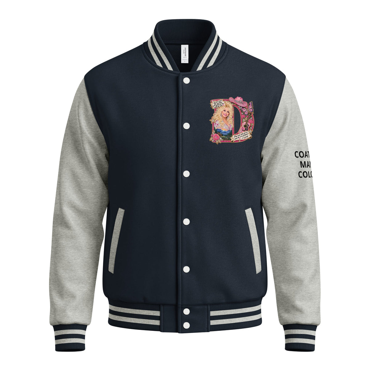 Dolly Parton Heavyweight letterman jacket - AETHERION GALLERY