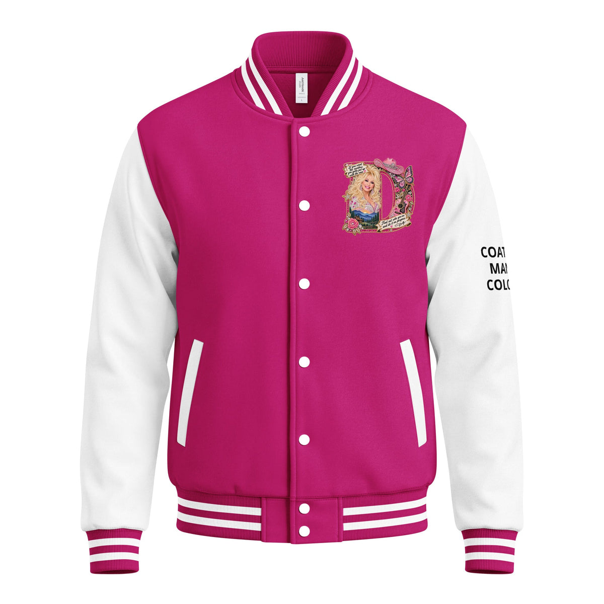 Dolly Parton Heavyweight letterman jacket - AETHERION GALLERY