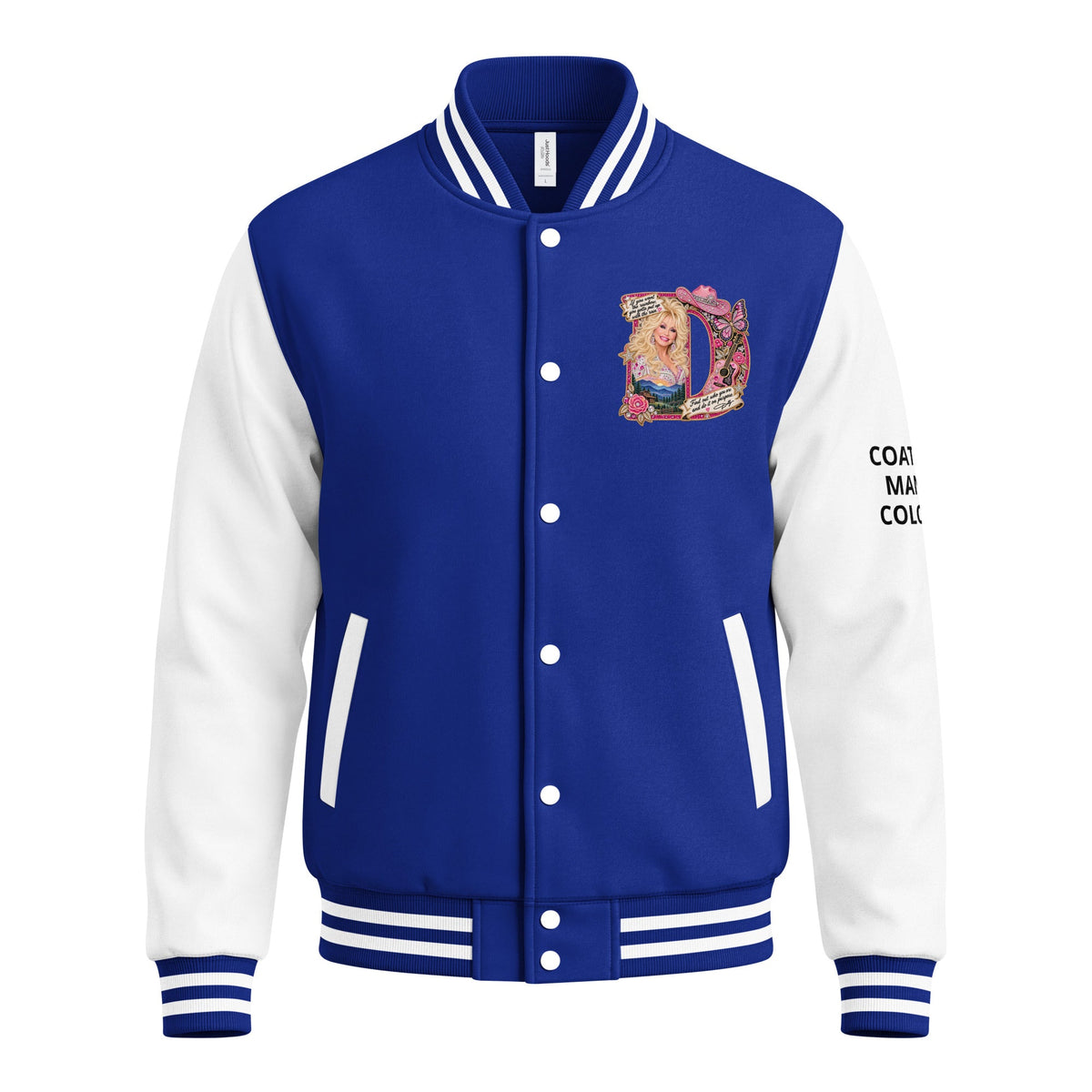 Dolly Parton Heavyweight letterman jacket - AETHERION GALLERY