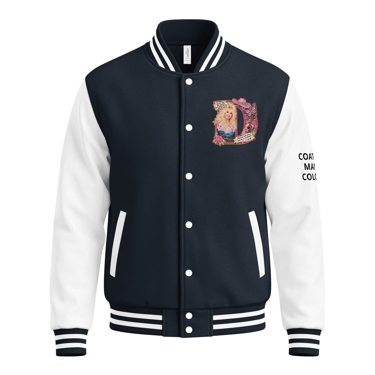 Dolly Parton Heavyweight letterman jacket - AETHERION GALLERY