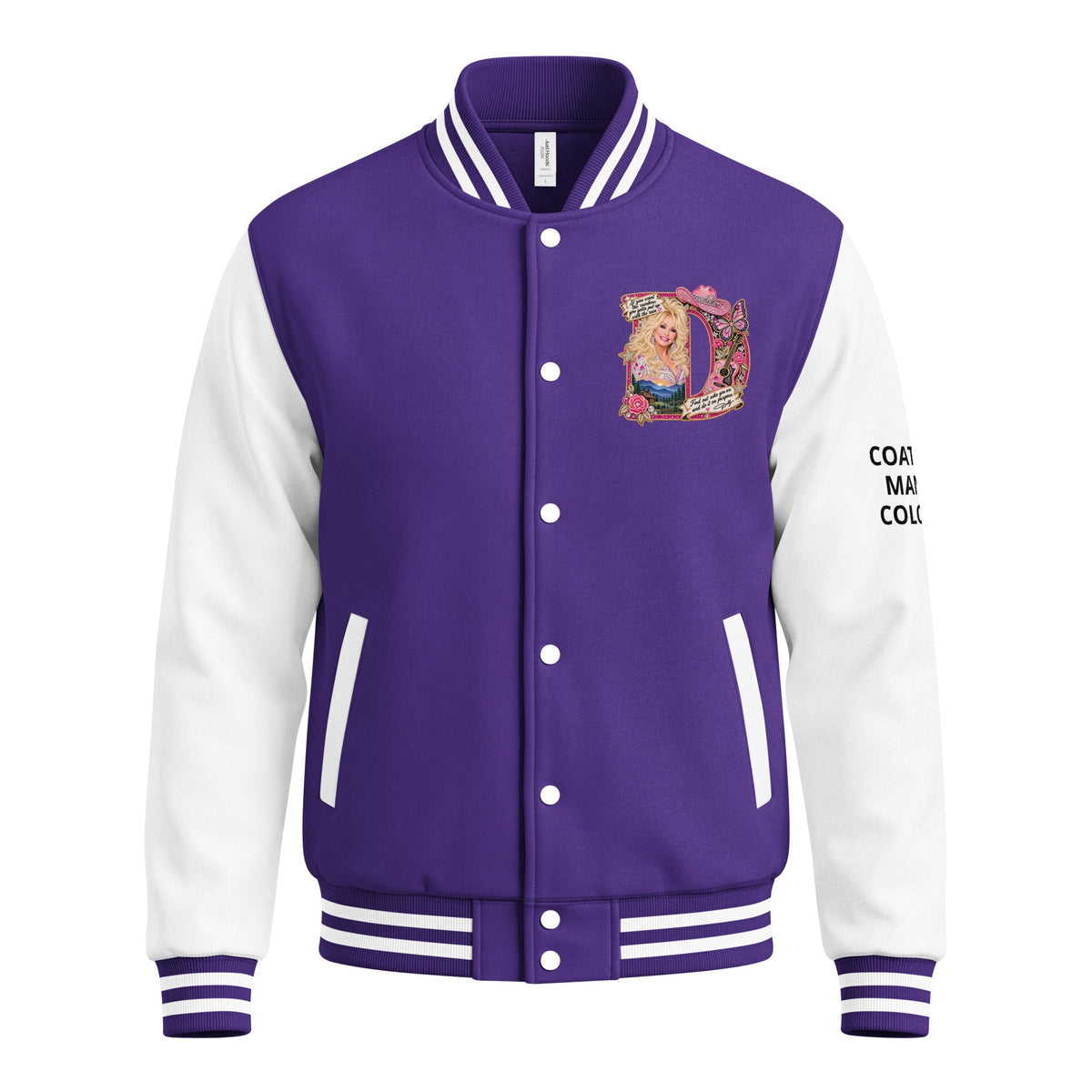 Dolly Parton Heavyweight letterman jacket - AETHERION GALLERY
