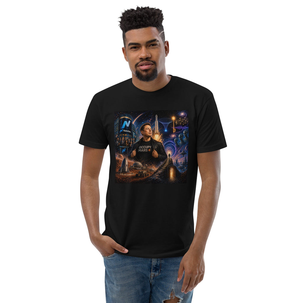 Elon Musk Occupy Mars Men's Premium T-Shirt - AETHERION GALLERY