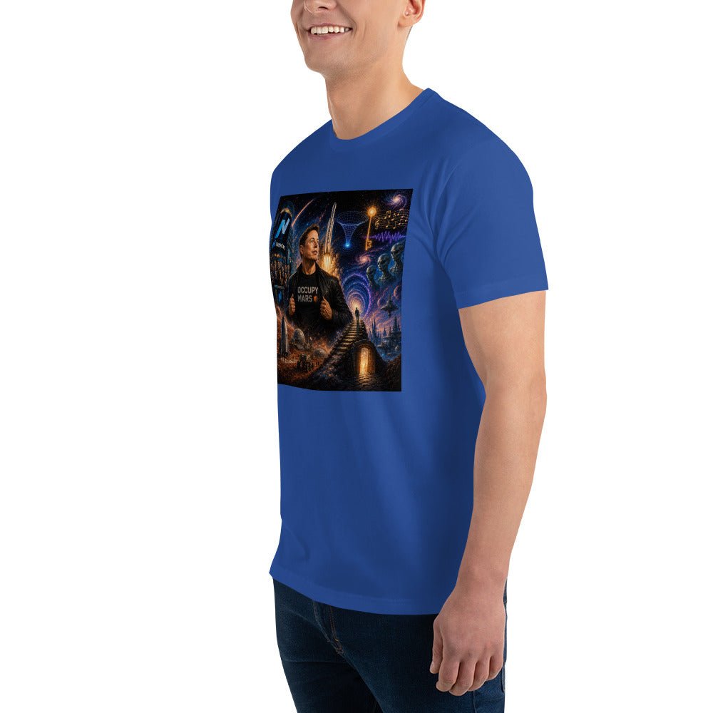 Elon Musk Occupy Mars Men's Premium T-Shirt - AETHERION GALLERY