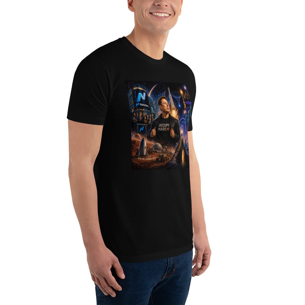 Elon Musk Occupy Mars Men's Premium T-Shirt - AETHERION GALLERY