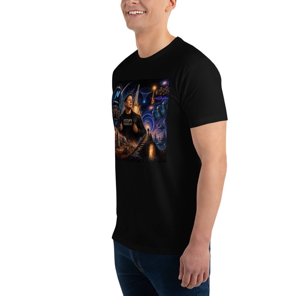 Elon Musk Occupy Mars Men's Premium T-Shirt - AETHERION GALLERY