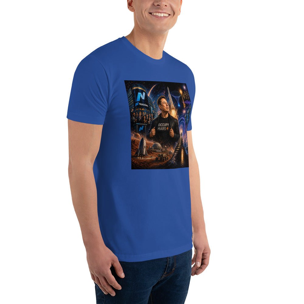 Elon Musk Occupy Mars Men's Premium T-Shirt - AETHERION GALLERY