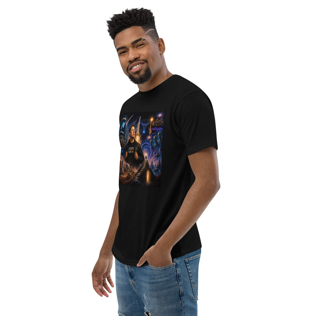 Elon Musk Occupy Mars Men's Premium T-Shirt - AETHERION GALLERY