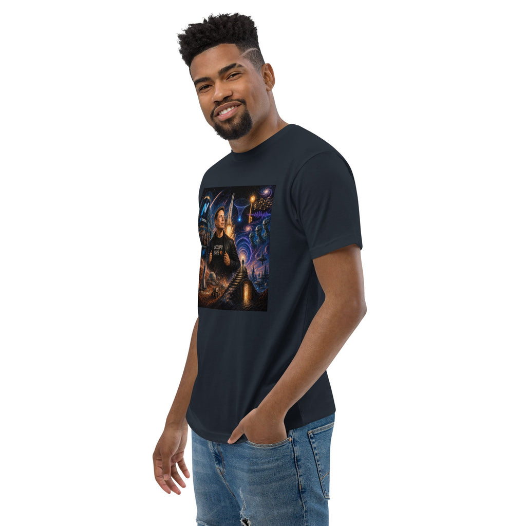 Elon Musk Occupy Mars Men's Premium T-Shirt - AETHERION GALLERY