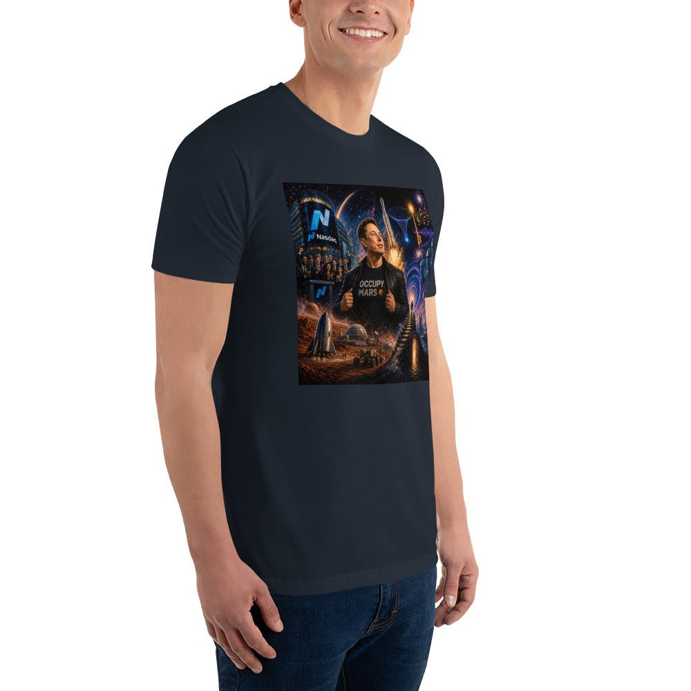 Elon Musk Occupy Mars Men's Premium T-Shirt - AETHERION GALLERY
