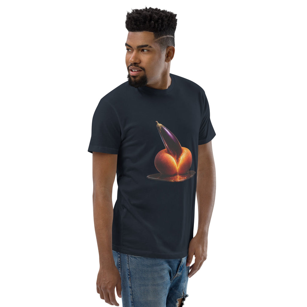 Forbidden Fruit Men's Fitted Premium T-Shirt - AETHERION GALLERY
