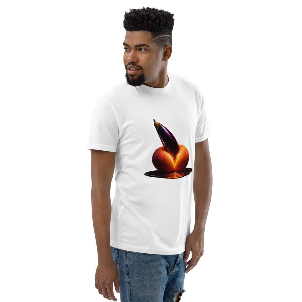 Forbidden Fruit Men's Fitted Premium T-Shirt - AETHERION GALLERY