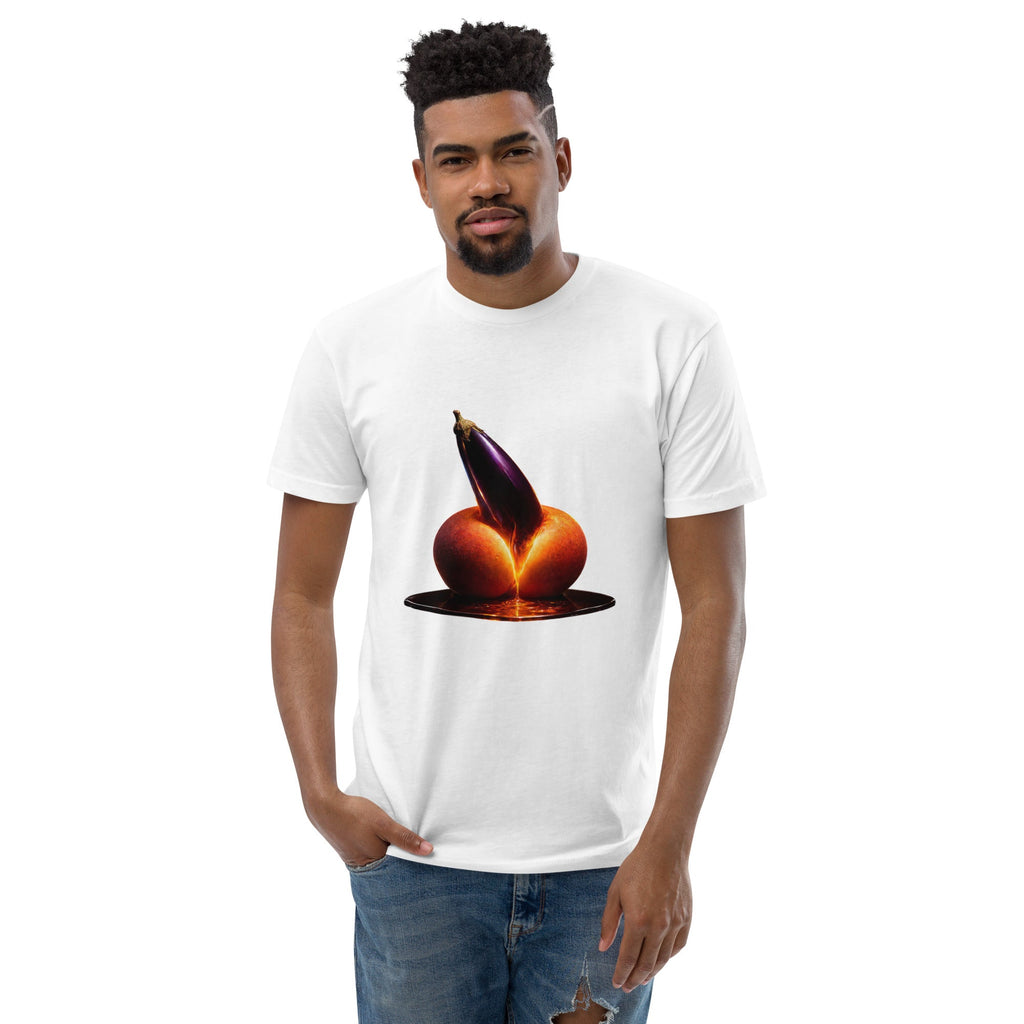 Forbidden Fruit Men's Fitted Premium T-Shirt - AETHERION GALLERY