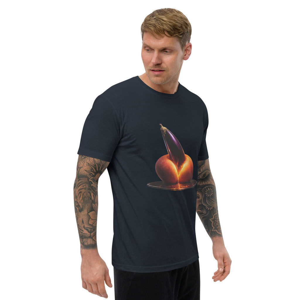 Forbidden Fruit Men's Fitted Premium T-Shirt - AETHERION GALLERY