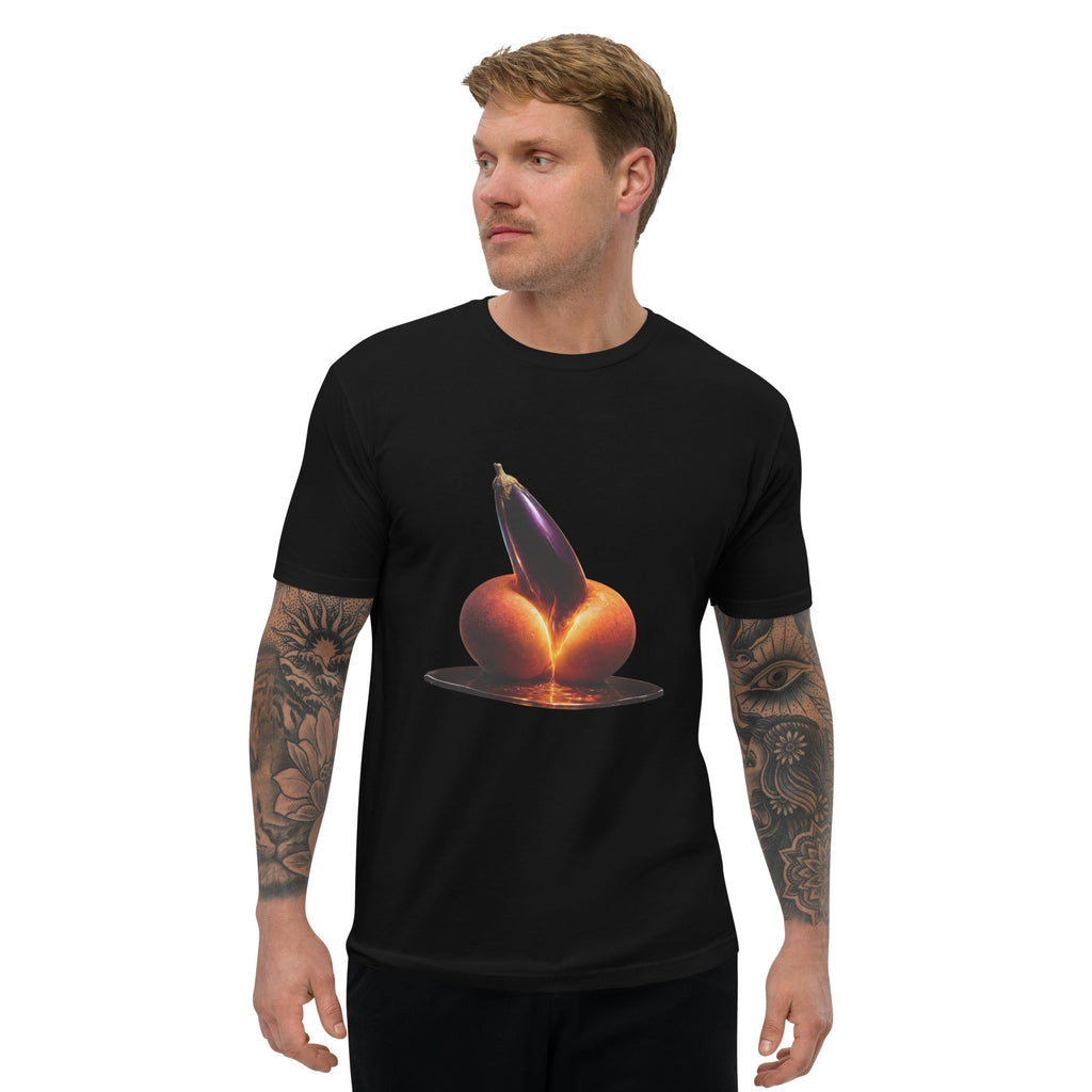 Forbidden Fruit Men's Fitted Premium T-Shirt - AETHERION GALLERY