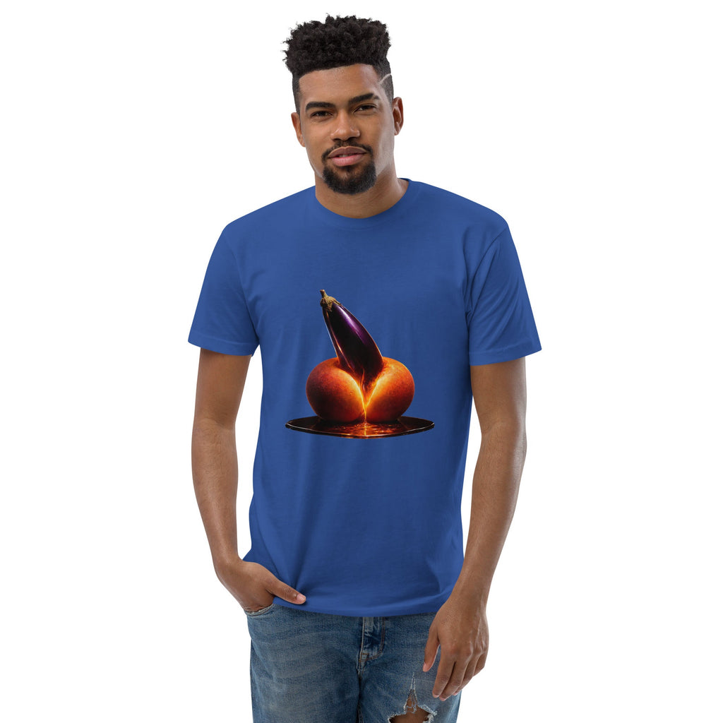 Forbidden Fruit Men's Fitted Premium T-Shirt - AETHERION GALLERY