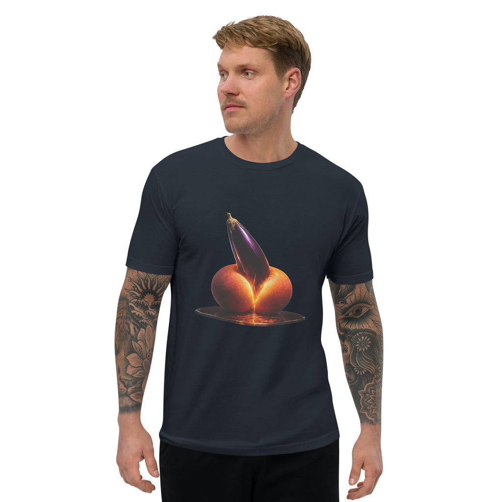 Forbidden Fruit Men's Fitted Premium T-Shirt - AETHERION GALLERY